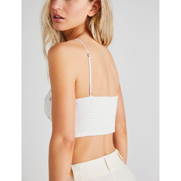 🎉LAST CHANCE🎉 FREE PEOPLE FP One Athena Bralette / White - Picture 3 of 8
